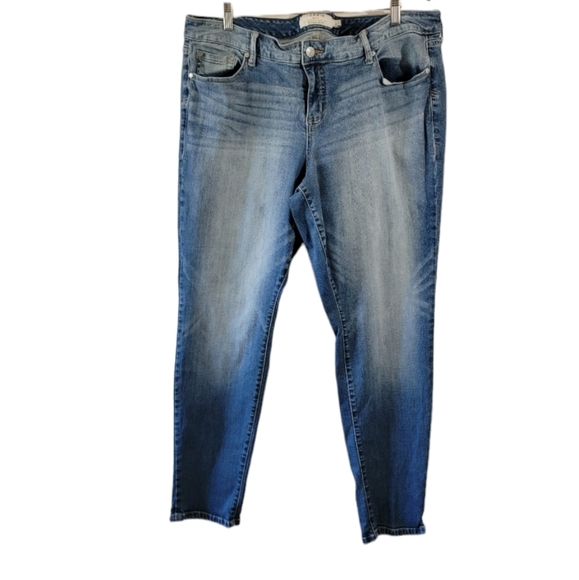 Torrid Womens Plus Size Jeans 20T Med Wash High-rise Skinny Stretchy Casual Cozy - Picture 10 of 10